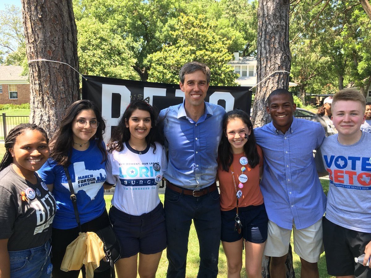 FriscoSAU's tweet photo. Exciting to see our friend @BetoORourke enter the presidential race! 👀 https://t.co/BegkyWvAjp