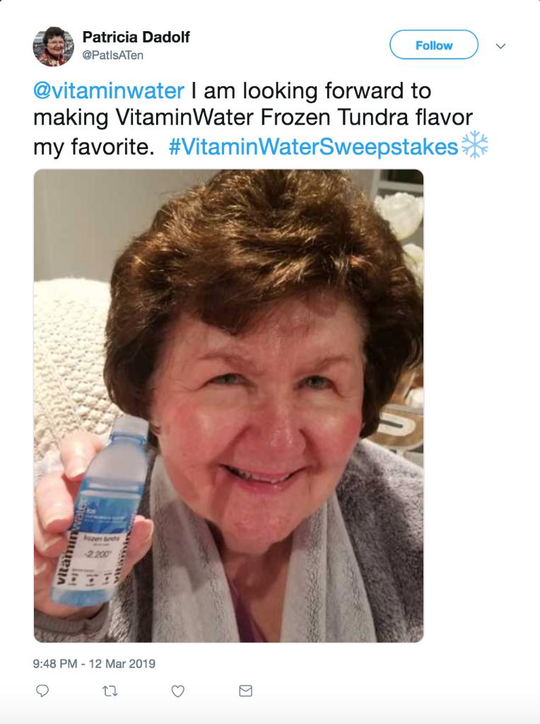 vitaminwater's tweet photo. introducing vitaminwater ice. bottles may be larger than they appear. https://t.co/YD4eV9JOfd