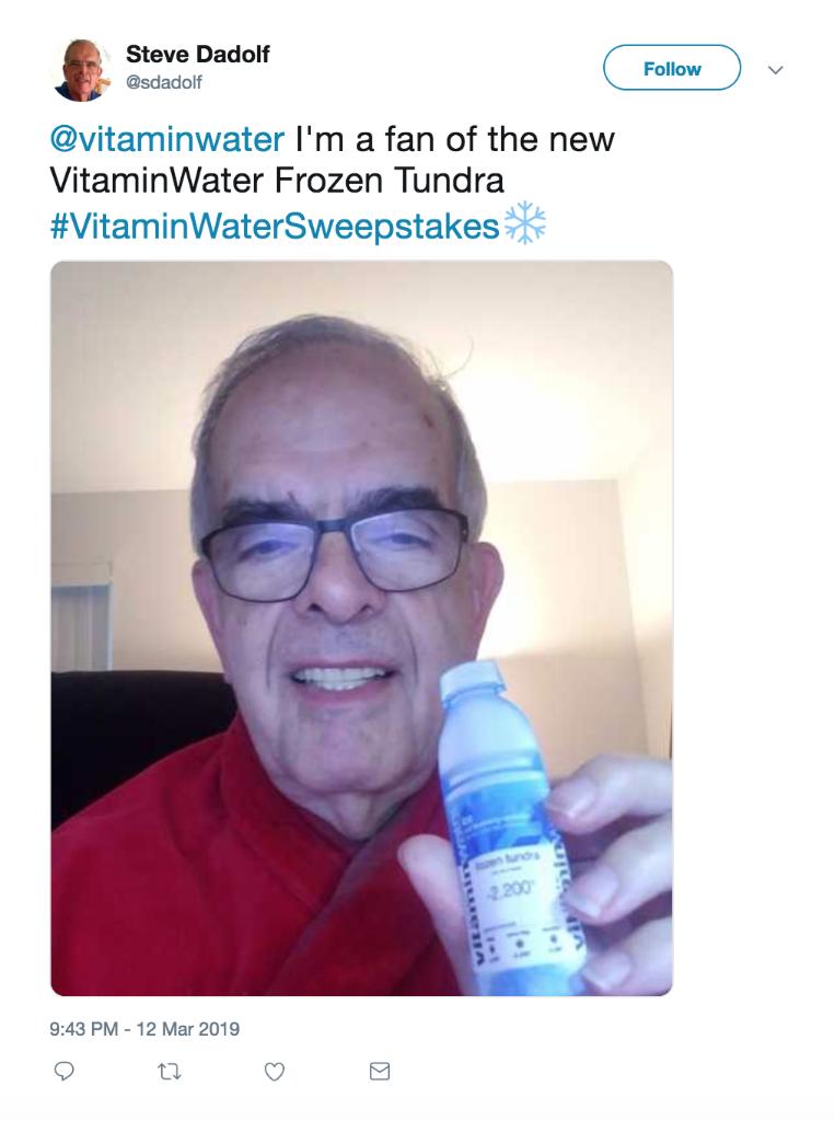 vitaminwater's tweet photo. introducing vitaminwater ice. bottles may be larger than they appear. https://t.co/YD4eV9JOfd