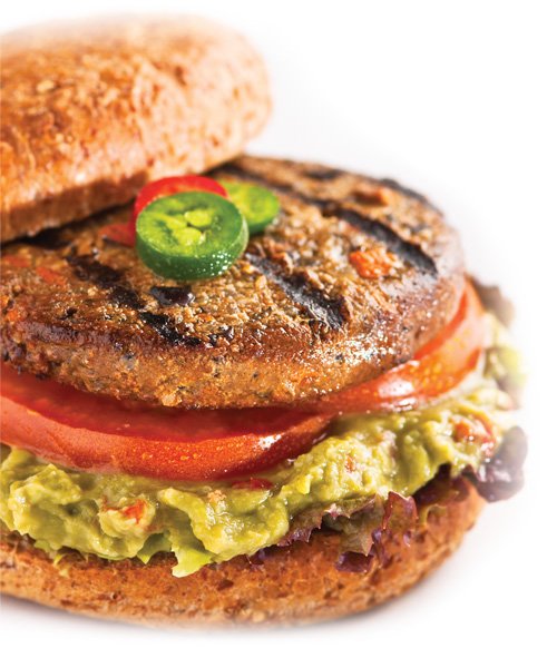 Black Bean South West Sunshine Burger: Made with jalapeno, cilantro, and black beans, these vegan burgers add the flavors of the Southwest to any meal! #organic #veggieburgers sunshineburger.com/products/black…