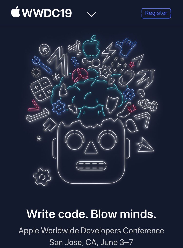 Shashikant86's tweet image. There are 4 variant of #WWDC19 promo image. Looking at this, it sounds like 🤖 #XcodeServer has some huge update this year. 🛠🌏 #iOSCI #Xcode11