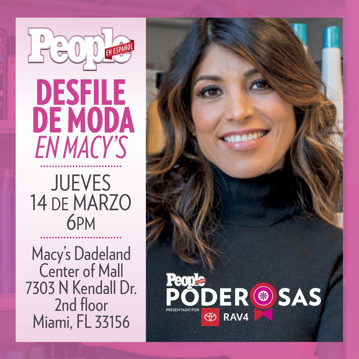 UrsulaModa's tweet image. Acompáñenme esta tarde a celebrar junto a @macys el poder de la mujer latina #25MujeresPoderosas #DressForSuccess #FashionShow @peopleenespanol