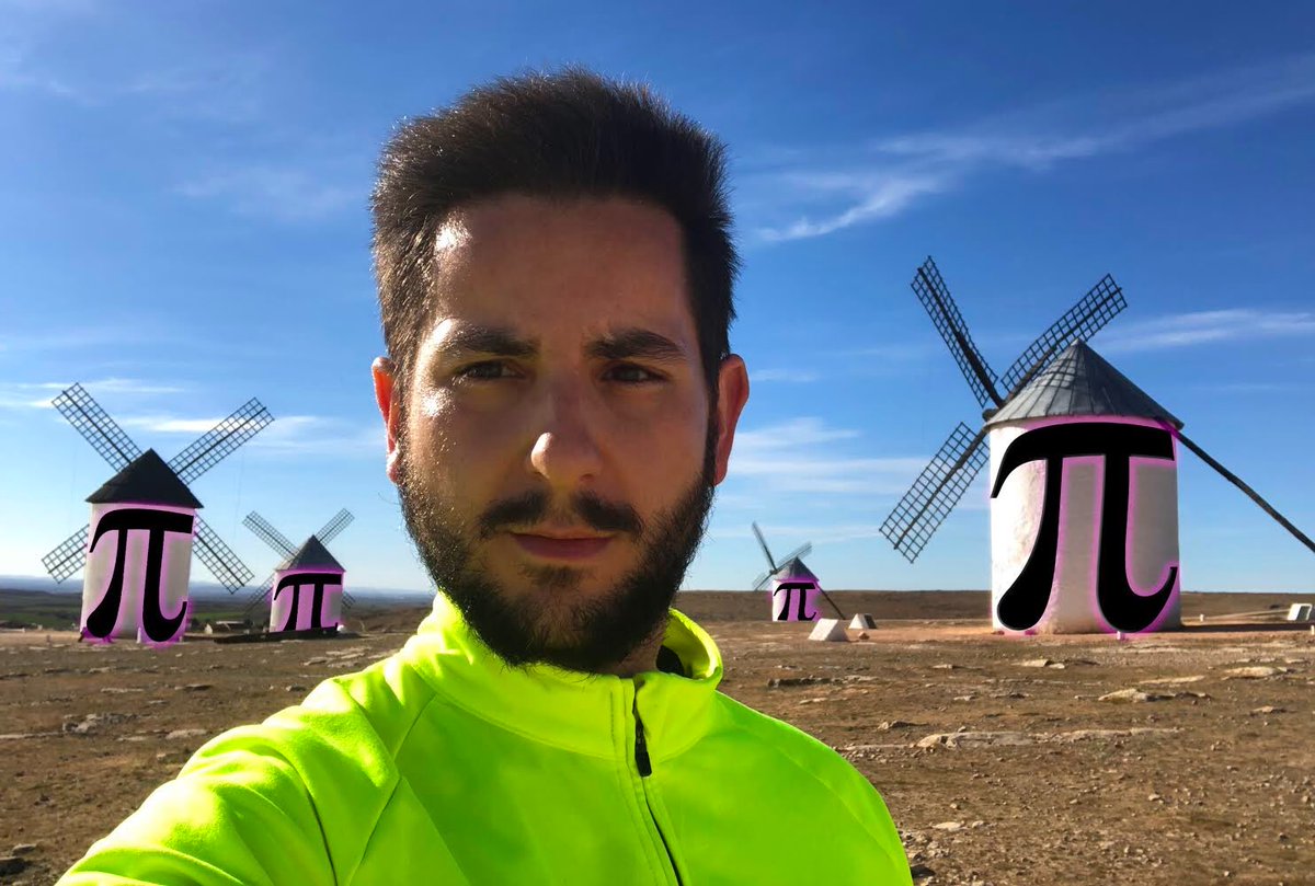 jeju_utrilla's tweet photo. Mire vuestra merced –respondió Sancho – que aquellos que allí se parecen no son molinos, sino gigantes números “π” !!!
#selfiepi
#selfpi
@pidaysp
#MatemáticasDivertidas
#LasMatemáticasDelQuijote
#CampoDeCriptana https://t.co/UCyfOYHoWz