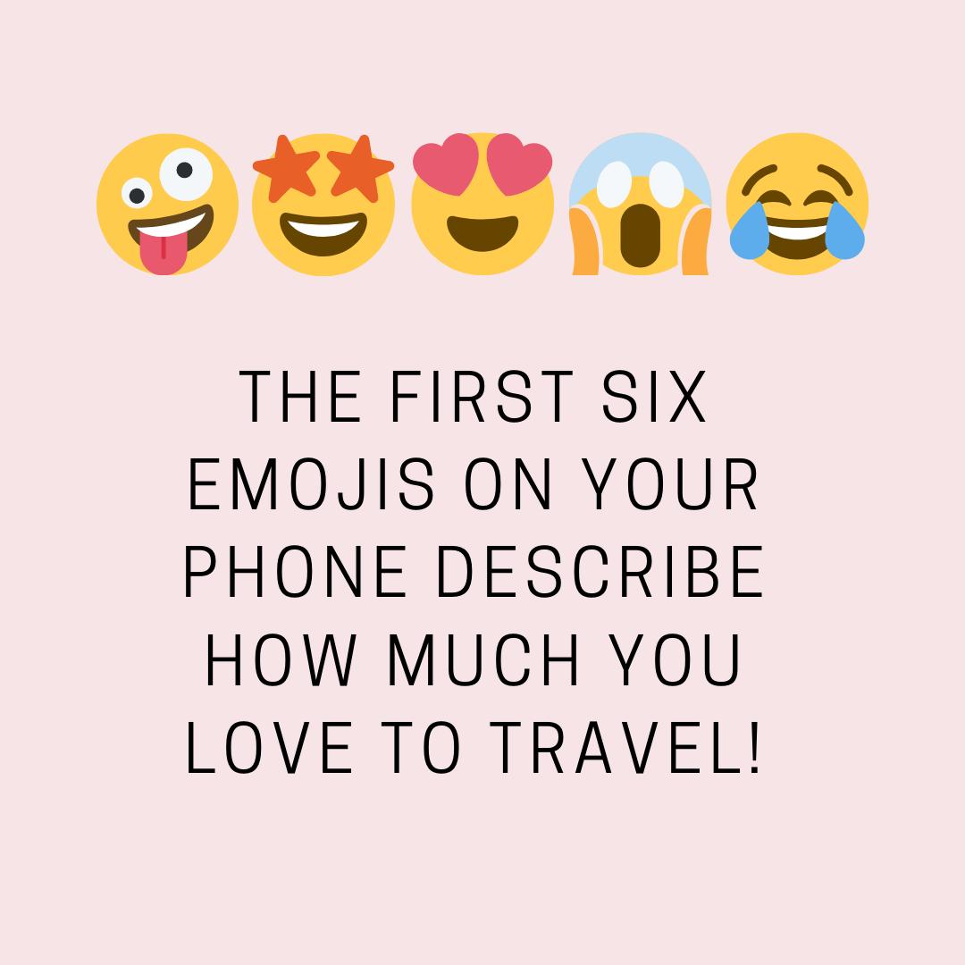 Which six emojis did you get?