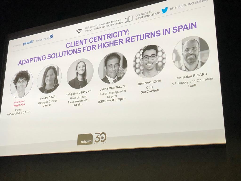 Roca_Junyent's tweet photo. 📍We are at @MIPIMWorld to discuss about Real estate sector in Spain. Today, @RogerPlaMad has moderated the panel "Client Centricity: Adapting solutions for higher returns in Spain" #SpanishConferenceMIPIM #MIPIM2019 https://t.co/EB3QjwvYaG