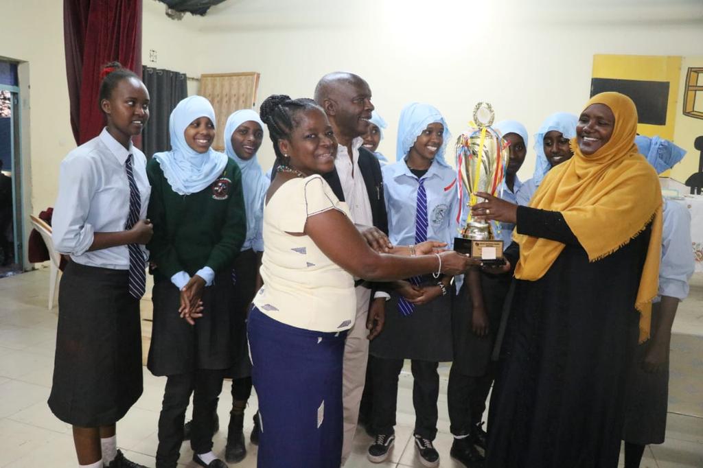 FirstLadyMKN's tweet photo. Honoured to grace the closure of the Eastern Region Film and Theatre Festival held at Mwaani Girls Secondary School, Makueni.Through Shina Foundation and other partners we work with, I commit to push for  full development of creativity and art in the county through mentorship. https://t.co/dEknkMeHVU