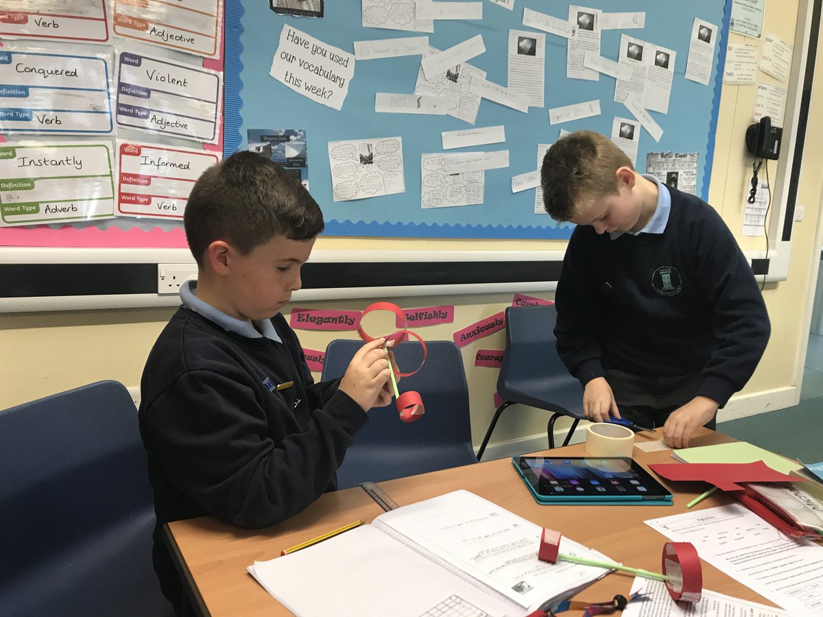 Zebrasclass's tweet photo. We absolutely loved investigating hoop gliders! We chose a variable to investigate then planned, carried-out and recorded our results. Watch this space for our findings tomorrow! #PrioryScienceWeek19 https://t.co/aA17XFGnUk