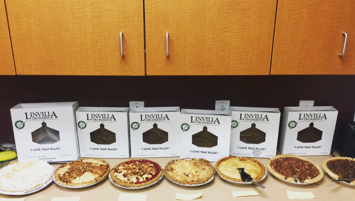 unboundmedicine's tweet photo. How much pie should you eat on Pi Day? An irrational amount of course. We're working on it. 🤣🥟 Thanks @ILoveThatPlace and #HappyPiDay everyone! #PiDay #PiDay2019 #PieDay #Linvilla #pie #food #yum https://t.co/0byhM4lNW9