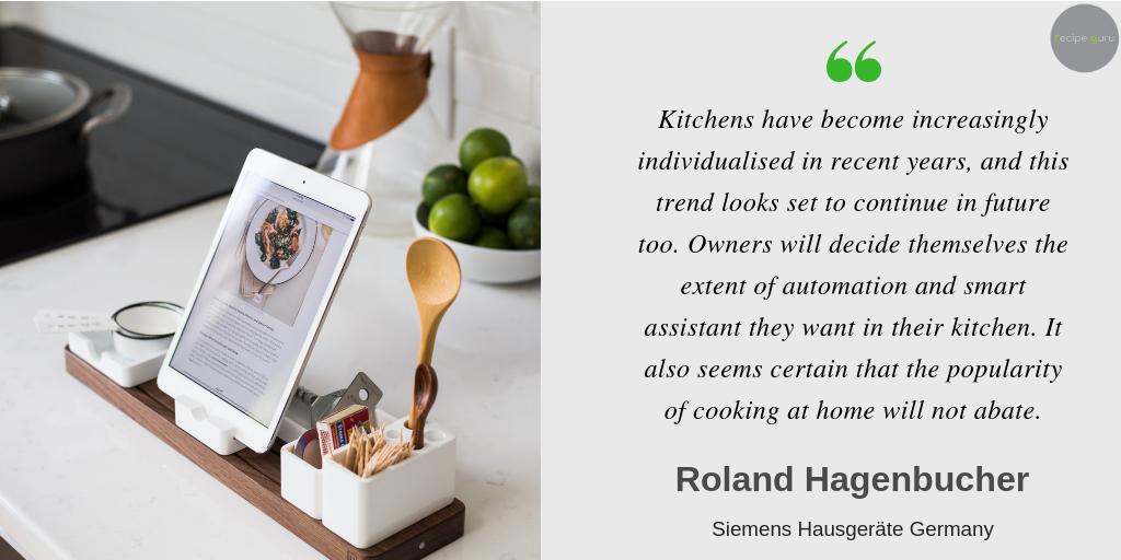 RecipeGuruHQ's tweet image. Home cooking may be experiencing a unexpected boom, but the way we choose to cook is constantly evolving. #smartkitchen #guidedcooking