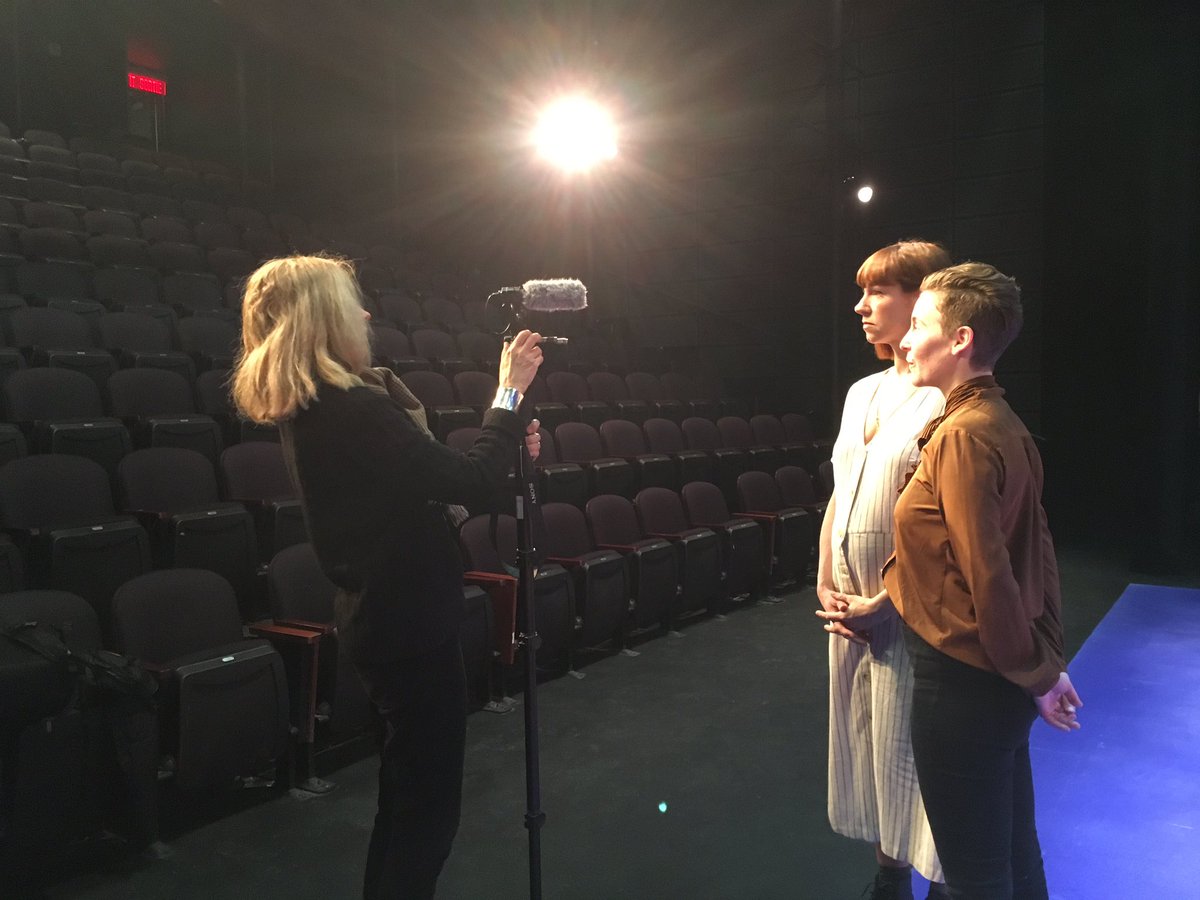 GCTCLive's tweet image. Sandra Abma of @cbcottawa talked to @zoelsweet and @Sarah__Kitz about #gctcBehaviour. Catch the interview this weekend on The List! 

#yowtheatre #cdncult @SpiderWebShow