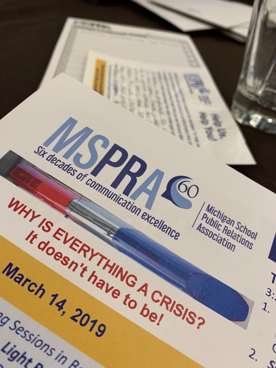 RGallagher313's tweet photo. Excited to meet colleagues from across the state and learn at #MSPRA2019 !! https://t.co/h52j7VGWRn