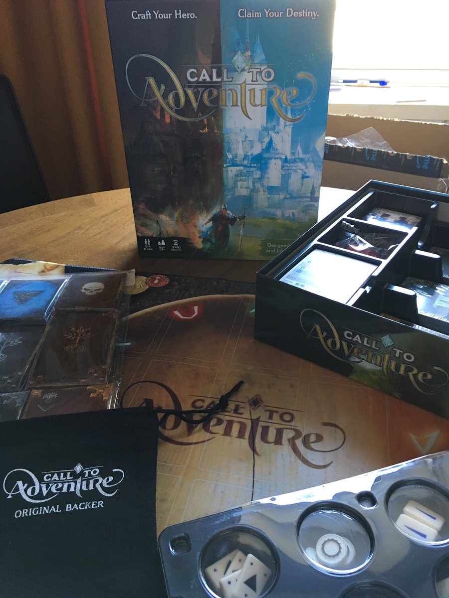 mostlyfarmless's tweet image. The weather is, as we say in Scotland, ‘shite’. Perfect day then for a wee KS delivery!
#boardgame #CallToAdventure @bwisegames