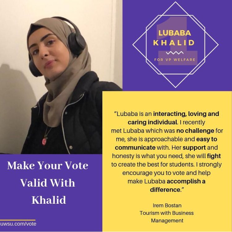 LUBABA4VPWEL's tweet photo. #MakeYourVoteValidWithKhalid #UWSUElections19 #uwsuelections19 #UWSUVote https://t.co/iceINMfBDy
