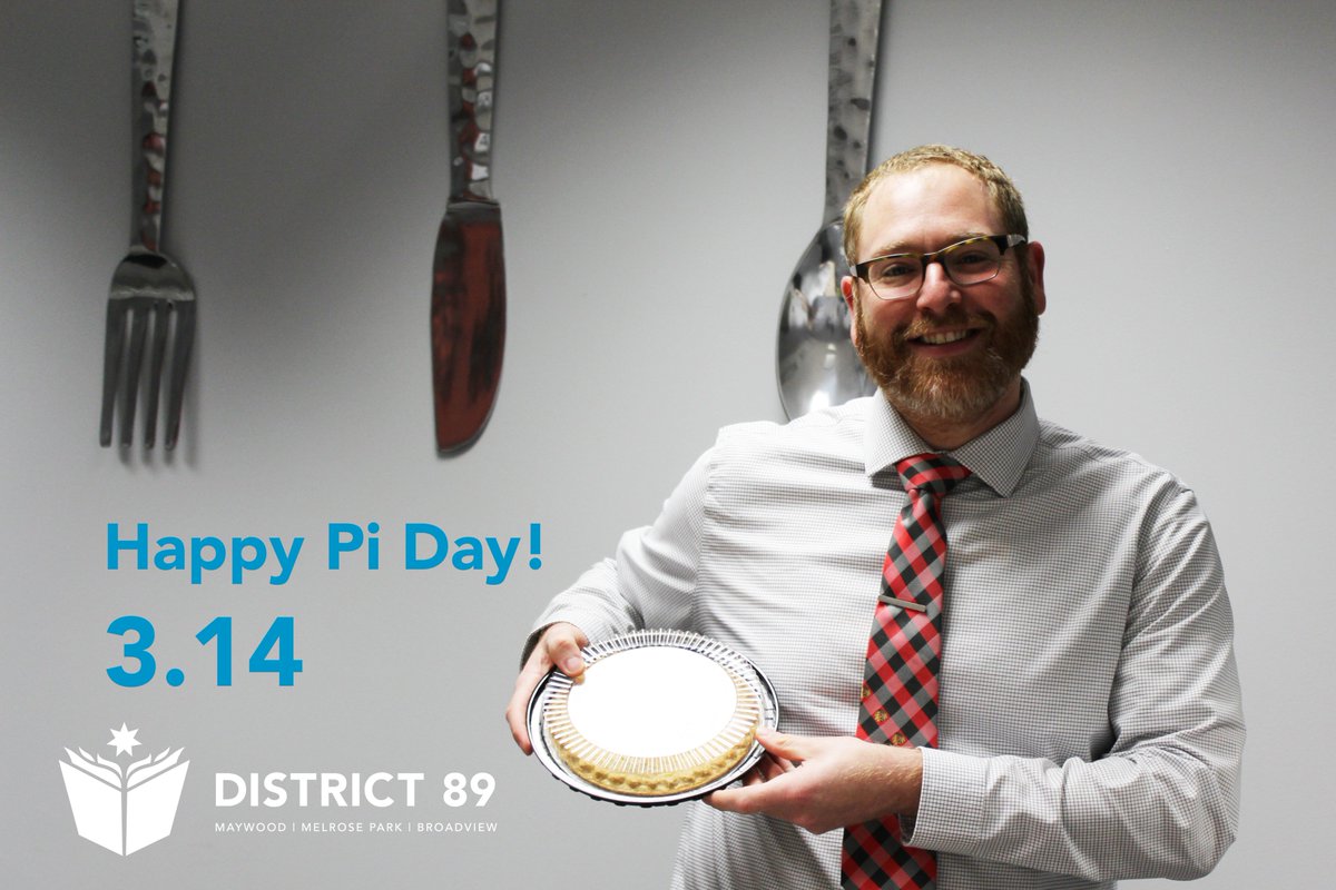 maywood89's tweet photo. Happy #PiDay2019 from our D89 Math Coordinator, Mr. Wold!
#D89Math https://t.co/0nNeStCxHt