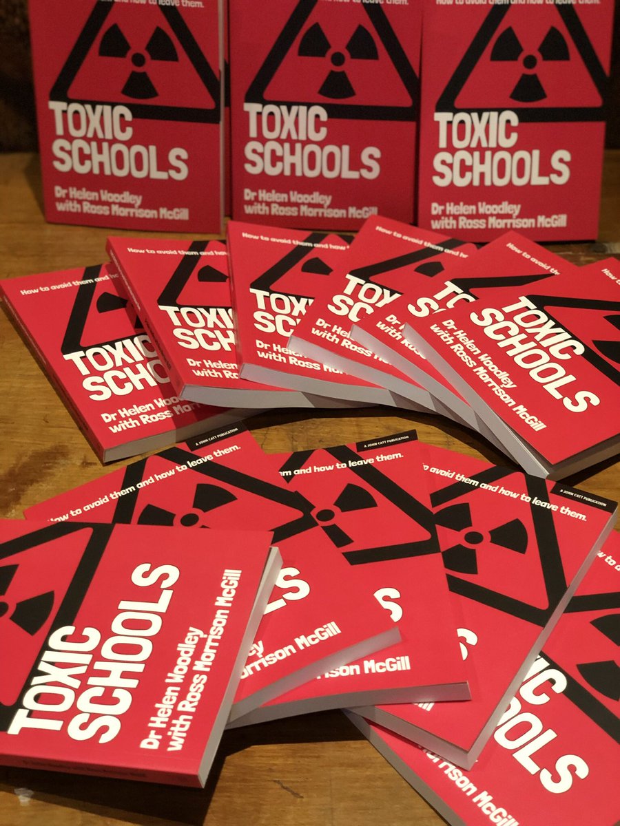 @annatreth @DrRLofthouse @Nor_edu @HelenWoodley Send me an address Anna and I’ll post you a copy of #ToxicSchools. 

 #schoolcanaries

Thanks Rachel 🙏🏼