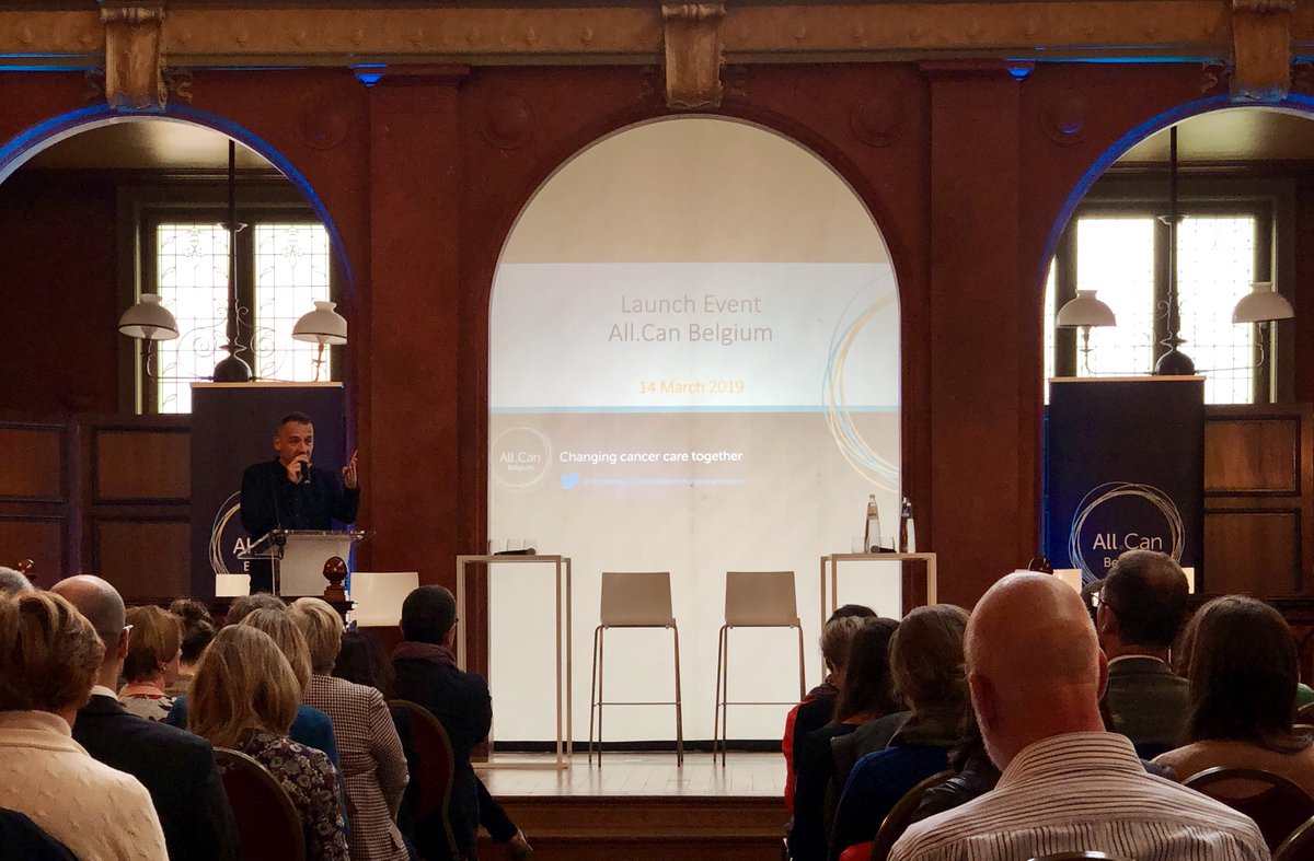 AllCanBelgium's tweet photo. Official launch! #AllCanBelgium #WeAllCan #changingcancercare https://t.co/dOPQKBtfXI