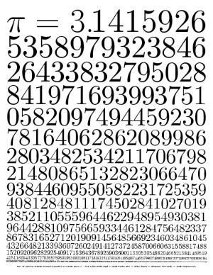 Happy #PiDay! Did you know that there are six consecutive nines in the decimal digits of pi? #DOMATH