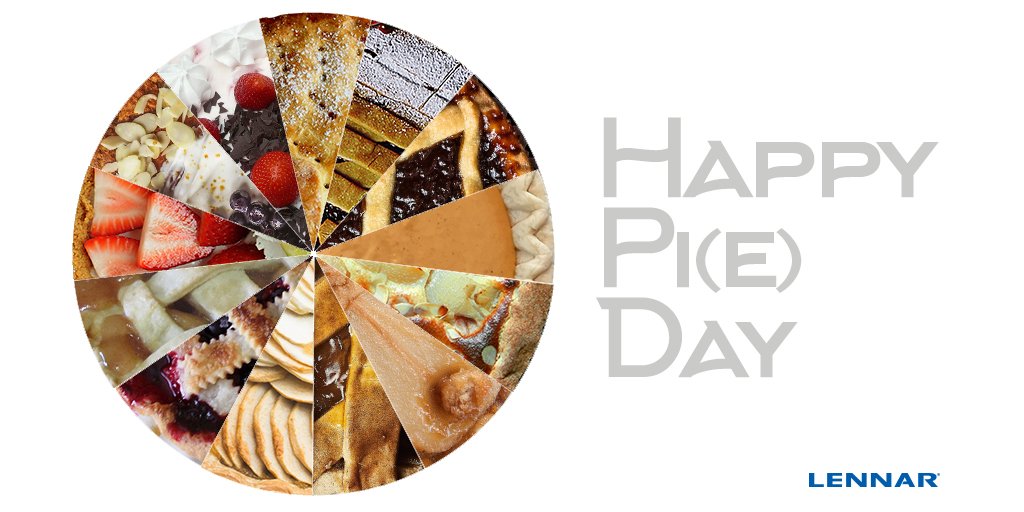 Lennar's tweet image. Happy Pi(e) Day! Which one is your favorite?! #PiDay #PiDay2019 #humor