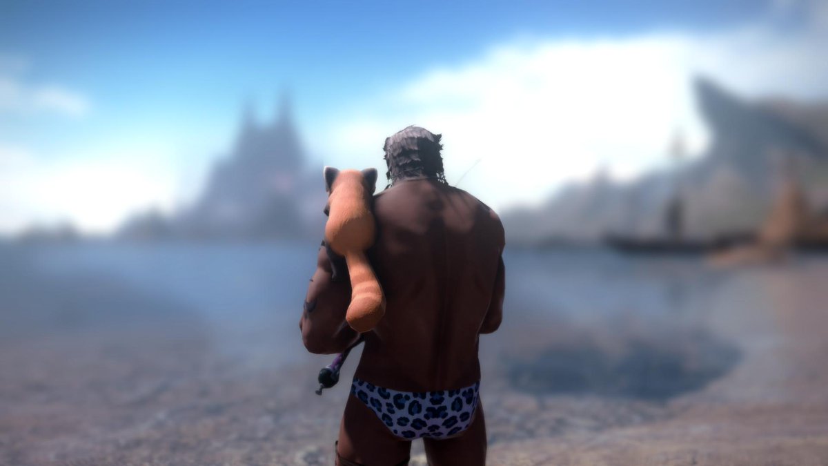 NordicRoe's tweet photo. Gone Fishin' ~~ 

#roegadyn #ffxivsnaps #GPOSERS #FinalFantasyXIV #bara #InnosRayne #FFXIV #FFXIVScreenshots #Reshade https://t.co/5p3pm6MoXk