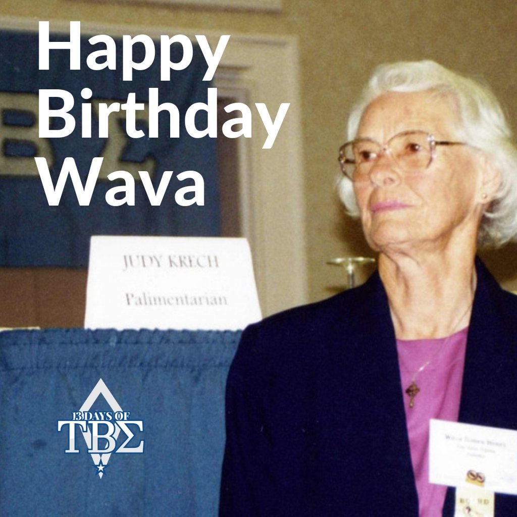 Join Sisters and Brothers from coast to coast as we celebrate our Founder Wava Banes Turner Henry's Birthday  and kick off the 13 Days of Tau Beta Sigma! #13DaysofTBS #4Gr8rBands #TauBetaSigma