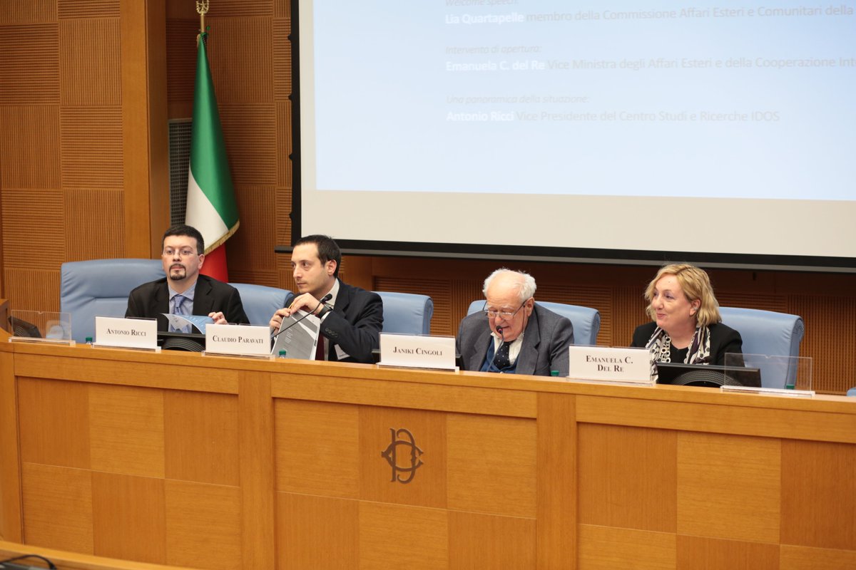 Ora, Camera dei Deputati: Il ruolo delle Diaspore Med-Africane. Emanuela C. Del Re, Vice Ministra degli Affari Esteri e della Cooperazione Internazionale: Le diaspore sono ampie, fanno parte della nostra quotidianità, una grande conquista sociale.