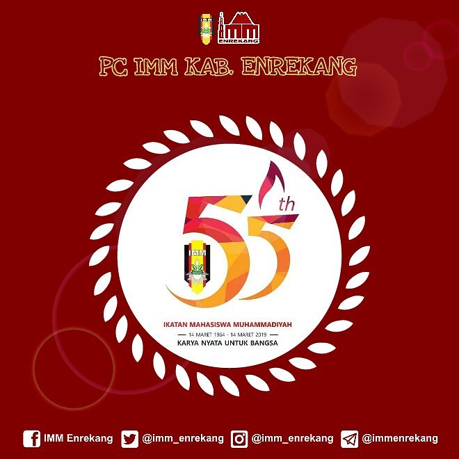 imm_enrekang's tweet photo. Selamat Milad IMM Ke-55 Th
Jayalah Selalu Ikatanku
.
.
#immenrekang #kaderimmenrekang #enrekang #immupdate #imm #immsulsel #kaderimmsulsel #dpdimmsulsel #dppimm #immawan #immawati #ikatanmahasiswamuhammadiyah #andalanimm #immjaya #immgaleri #immindonesia #miladimm #miladimm55 https://t.co/fWoaQIQ3Q7