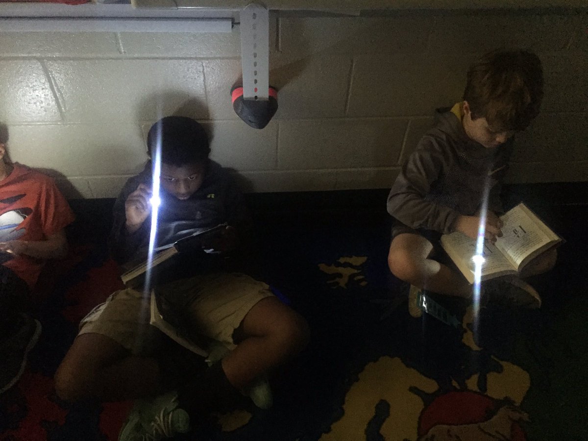 Flashlight reading was a blast today!  My students loved it! <a href="/_DrAbbyMay/">Abby May</a> <a href="/R_M_Moore_Elem/">R M Moore</a> <a href="/SarahArmbruste2/">Sarah Armbruster</a> <a href="/CherokeeSchools/">Cherokee Co. Schools</a> #GetCCSDReading #HaveYouReadToday #BravesCaughtReading #thriveMoore