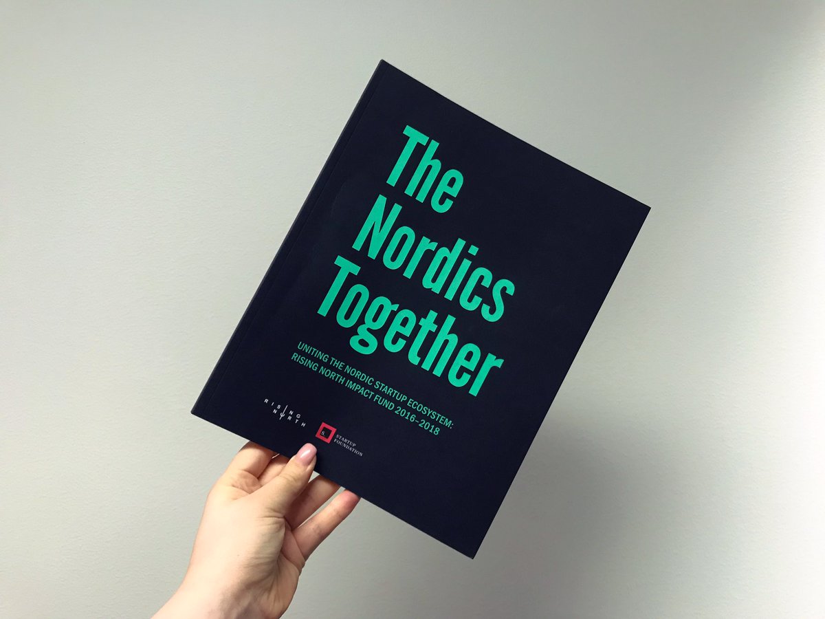 Freshly printed! <a href="/RisingNorthFund/">Rising North</a> has done a great job uniting the Nordic Startup Ecosystem through 2016-2018. We are excited to see (and contribute to!) what’s happening next under the #NordicMade umberella. #VC #Nordics