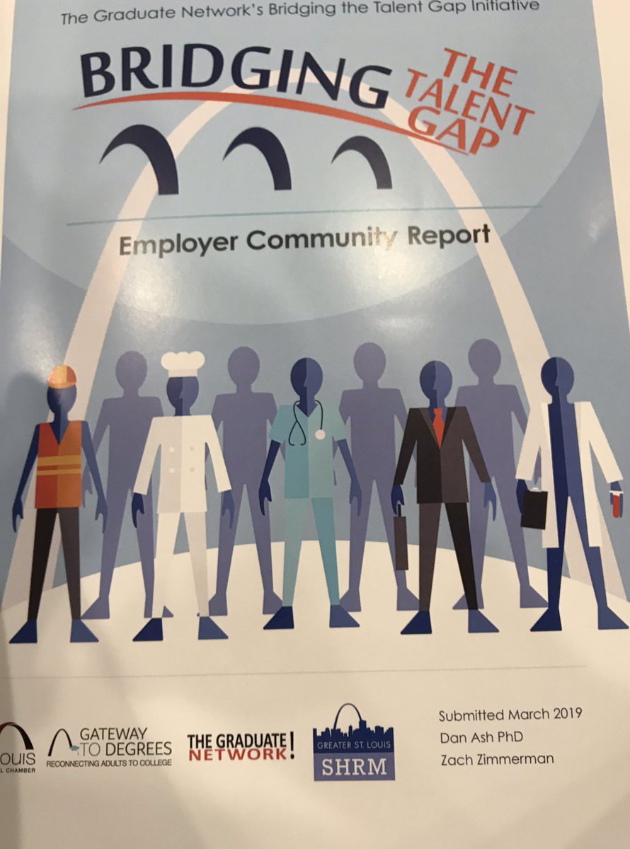 Representing SHRMSTL at St. Louis Regional Chamber’s announcement of Bridging the Talent Gap survey.  St. Louis rocked with highest number of respondents- thanks to our members who participated.