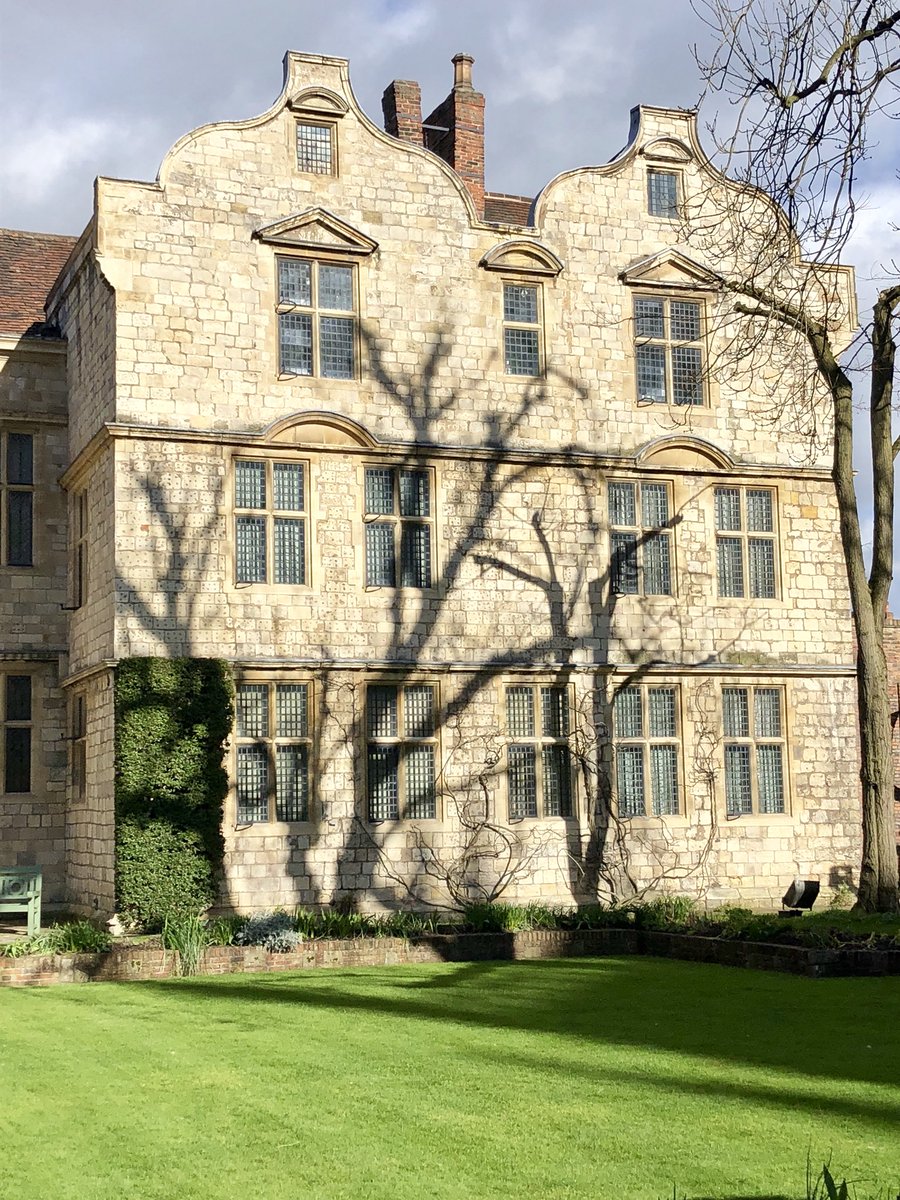 Shadows @TreasurersYork A windy but sunny day in York. #york #shadows <a href="/nationaltrust/">National Trust</a>
