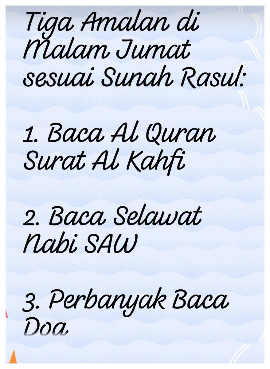 Malam Jumat Sunah Rosul Malam Jumat Sunah Rosul