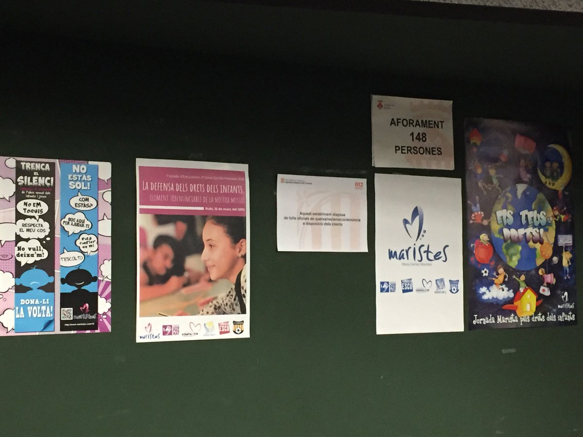 Tot a punt per demà al <a href="/CCPinar/">Associació Compartir</a> per a la Trobada d'Educadors d'Obres Socials #maristes. #Dretsdelsinfants, visibilització de l'#abússexual infantil. Us hi esperem! #maristespelsdretsldelsinfants <a href="/AjRubi/">Ajuntament de Rubí</a> <a href="/jorgecar1939/">jorge cardona</a> @fedaia <a href="/BisbatTerrassa/">Bisbat de Terrassa</a>