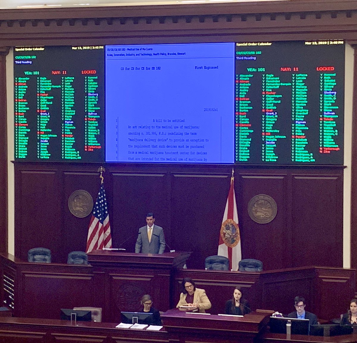 An amazing day for Florida medical cannabis patients yesterday as the State senate approved a bill to repeal the prohibition on the sale of dried flower medical cannabis (101:11).