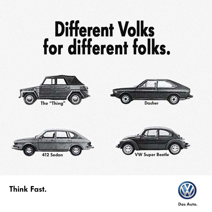 Throw back to 1974. Which Volkswagen would you have been driving? 
#throwbackthursday #throwback #vw #vwcanada