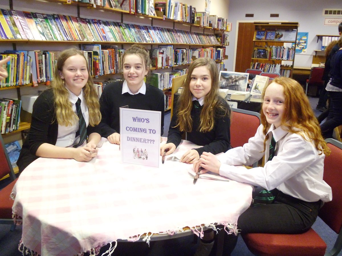 TurAcadLibrary's tweet image. Winners of our S1 World Book Day, Who&apos;s coming to dinner treasure hunt.