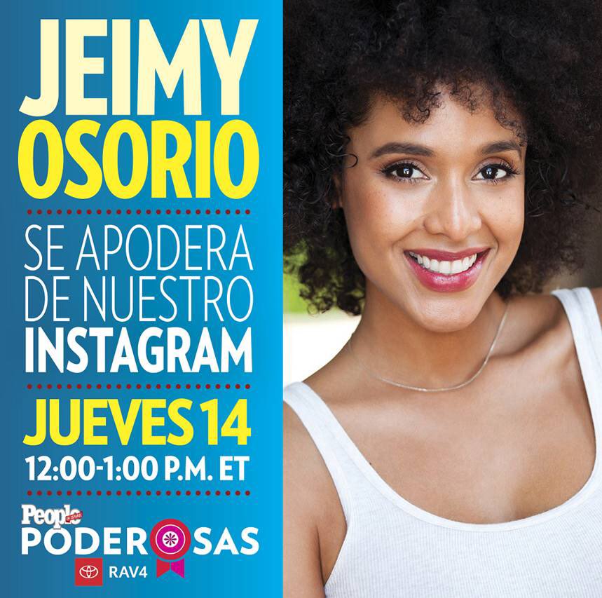 JeimyOsorio's tweet image. Hoy a las 12PM ET... esa cuenta de @peopleenespanol será mía! Jajaja #25Poderosas