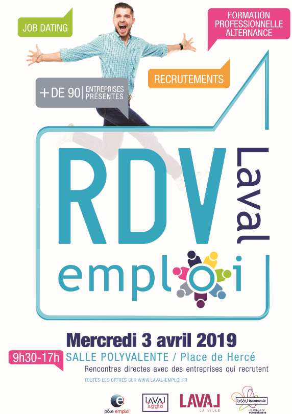 richardbertron's tweet photo. ➕ de 90 recruteurs seront présents, avec des postes à pourvoir sur @LavalAgglo mais également sur Mayenne, Château-Gontier ou Evron.

Prévoir un nombre suffisant de CV 👍
A l'arrivée 👉 remise de la liste des entreprises et des offres à l'accueil
#VersUnMetier #AvecPoleEmploi https://t.co/CKsDrSOOwY