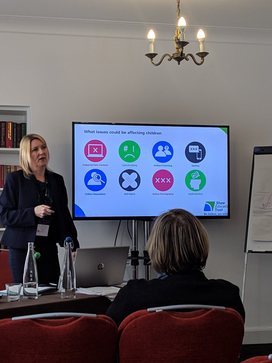 OptimusEd's tweet image. 'Parents and staff need to be more aware of issues that are affecting children online.' @D_Platt71 on strategies to manage online safety #oebehaviour