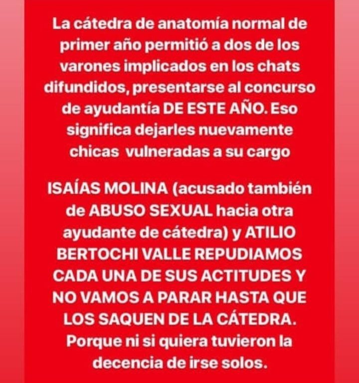 AgosMenocheo19's tweet photo. Se nos ríen en la cara y se cagan en todas las estudiantes de medicina 👍 https://t.co/aPPsHFCPdd