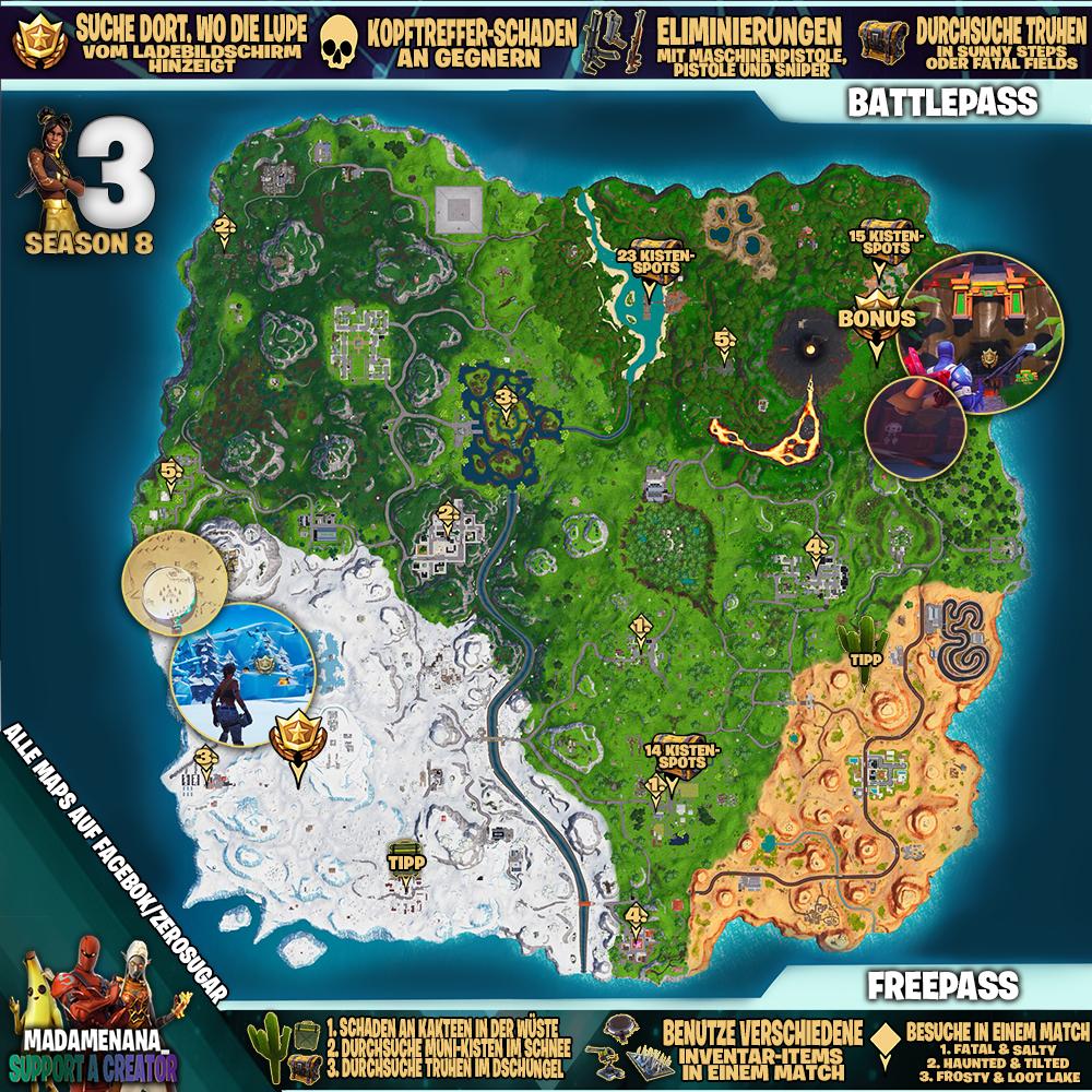 fortnite spickzettel fur woche 3 fortniteseason8 - fortnite map kisten