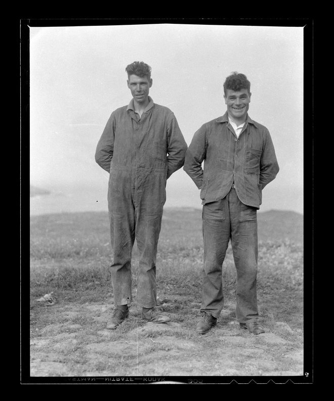 A portrait of two unidentified men on Mingulay c.1931-34 by #MargaretFayShaw

#MortonPhotoProject @NTSCollections #Conservation #Digitisation #PhotoArchive #PhotographyHistories #BritishPhotographicHistory #Scotland #ScottishPhotographicHistory @ScotSHoP