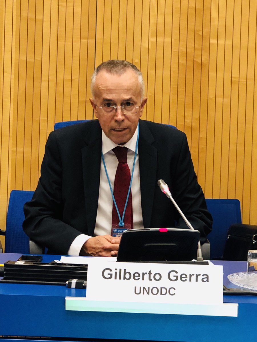 UNODC_HIV's tweet photo. Dr Gilberto Gerra, Chief of Health @UNODC at Hearing of Informal Scientific Network: ‘Evidence suggests that #incarceration because of #drug related offenses is associated w low socio-economic status’. This can result in more stigma & discrimination making them more vulnerable. https://t.co/erSyrxUkyc