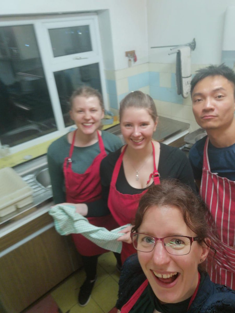What a busy night! Our diners loved the variety of food, but with every buffet comes lots of washing up. Thanks to all our wonderful #volunteers for cooking, serving, and an extra special thanks to those who stayed late to clean, while singing and dancing around the kitchen! 😍