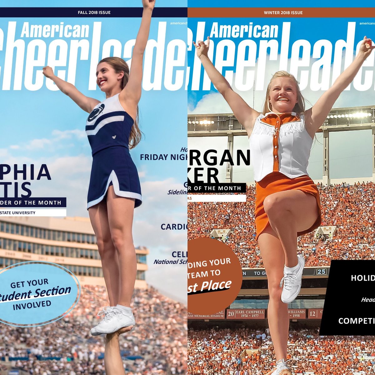 cheerleadermag's tweet photo. Who doesn't love a good SALE!? These 2⃣ issues are just $0.99 for a limited time only! Download yours TODAY! https://t.co/9V7iuw1Itp https://t.co/6OKYtajHEX