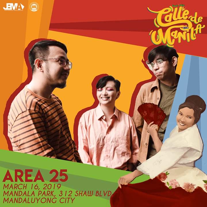 CalledeManila's tweet photo. Are you ready for Calle de Manila?

Spend your day with us as we bring you the best Filipino artists. 

With free admission, a great variety of food and local products, you will get to explore your inner entrepreneur and meet new people along the way. https://t.co/0URJbLUGR4