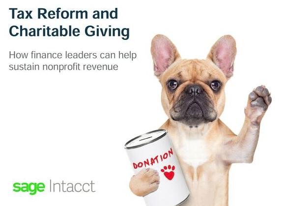 Download the eBook: "Tax Reform and Charitable Giving: How Finance Leaders Can Help Sustain #Nonprofit Revenue" bit.ly/2Hcxauh   #SageIntacct