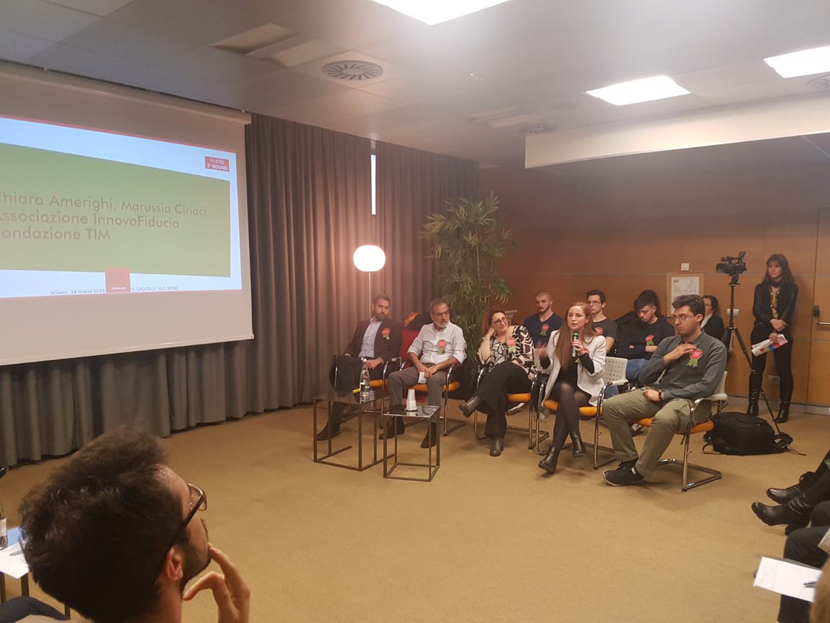 InnovaFiducia's tweet photo. In diretta dalla #MilanoDigitalWeek #Digitalxlife Round2 @anitecassinform
#InnovaFiducia e @FondazioneTIM "La Fiducia è contagiosa!"
#TIPO
#TIPOLab
🧐https://t.co/TiUgSOviJs https://t.co/urORzNxm9B