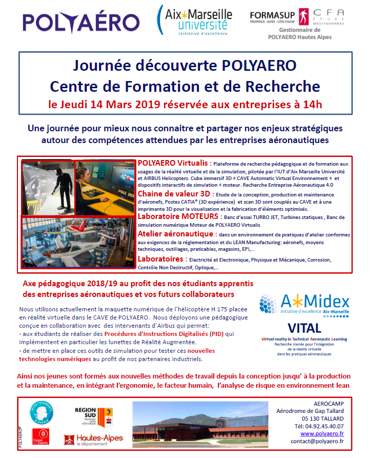 Safe_Cluster's tweet photo. @Safe_Cluster auj avec @Caspers47804505 resp #emploi #formation journée  découverte #polyaero centre de #formation &amp; #recherche avec @univamu  formasup provence alpes CFA Epure https://t.co/kKqb1YJ5C3