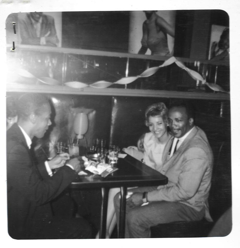 Happy birthday to Quincy Jones (b. 1933), here in a booth at the Palm Tavern  on 47th Street (photo Gerri Oliver) 
