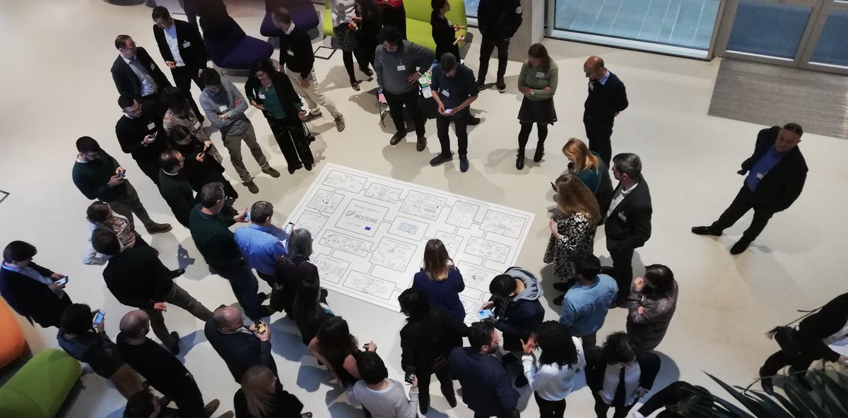 CostRestore's tweet photo. We achieve it! The #SDGs #CostRestore puzzle feat 100+ fantastic researchers and professionals from 30+ countries #NOITechpark Thanks a lot for this incredible energy and your brilliant ideas 😊 https://t.co/no67sPeHPy